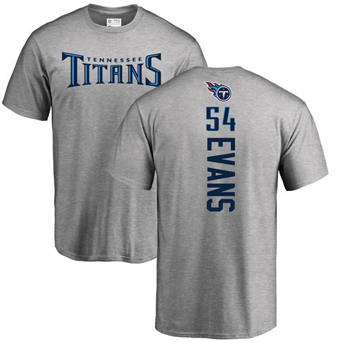 Tennessee Titans Men Ash Rashaan Evans Backer NFL Football #54 T Shirt